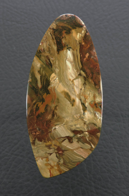 Handcrafted USA Natural Gemstone. Ring Cabochon Carrasite Jasper