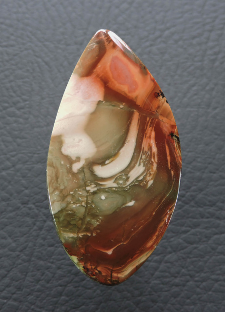 Handcrafted USA Natural Gemstone. Ring Cabochon Carrasite Jasper